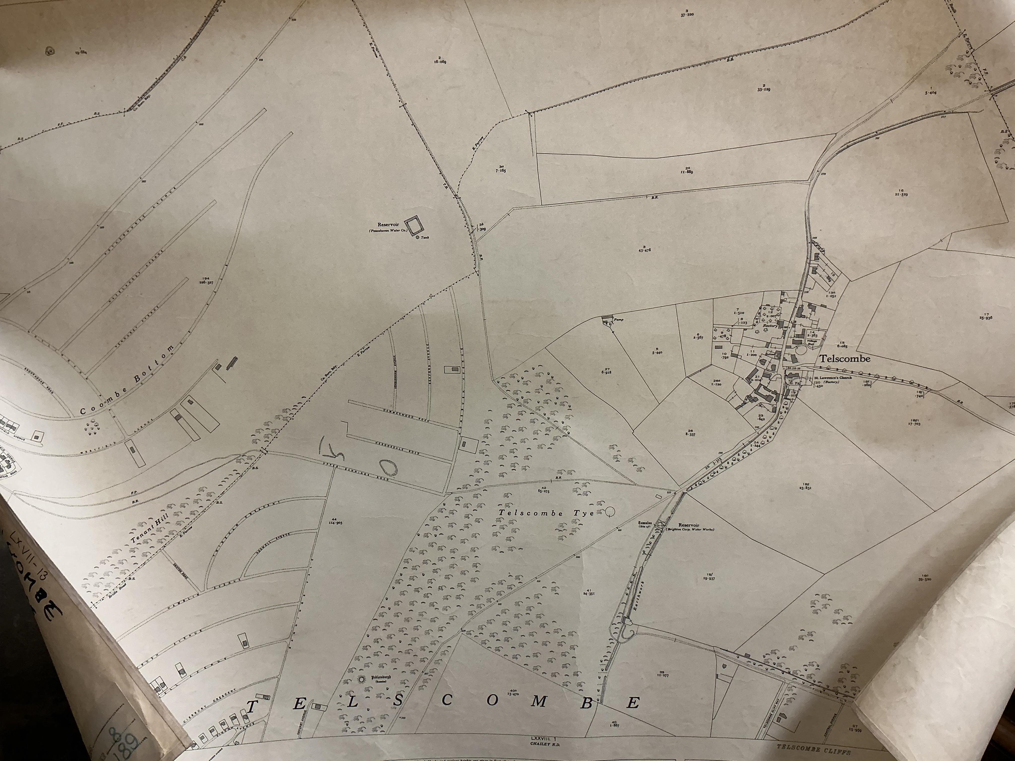 A collection of Ordnance Survey and other maps, together with an archive of the Romney, Hythe & Dymchurch Railway, including; Landranger series, overprinted with powerlines and other obstructions,One-Inch series, Tourist